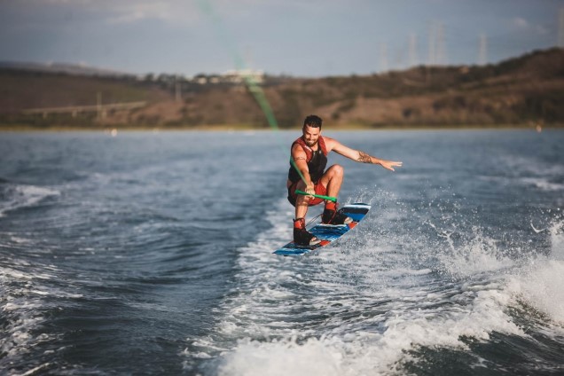 Mark Wakeboarding at the Carlsbad Lagoon