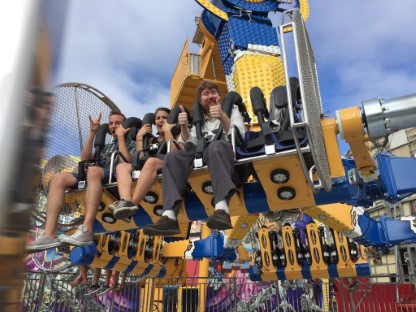 Employees going on a ride at San Diego County Fair