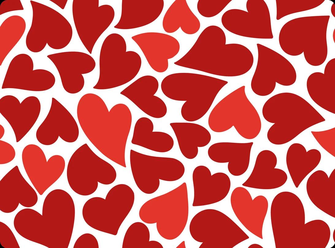 Hearts signifying love