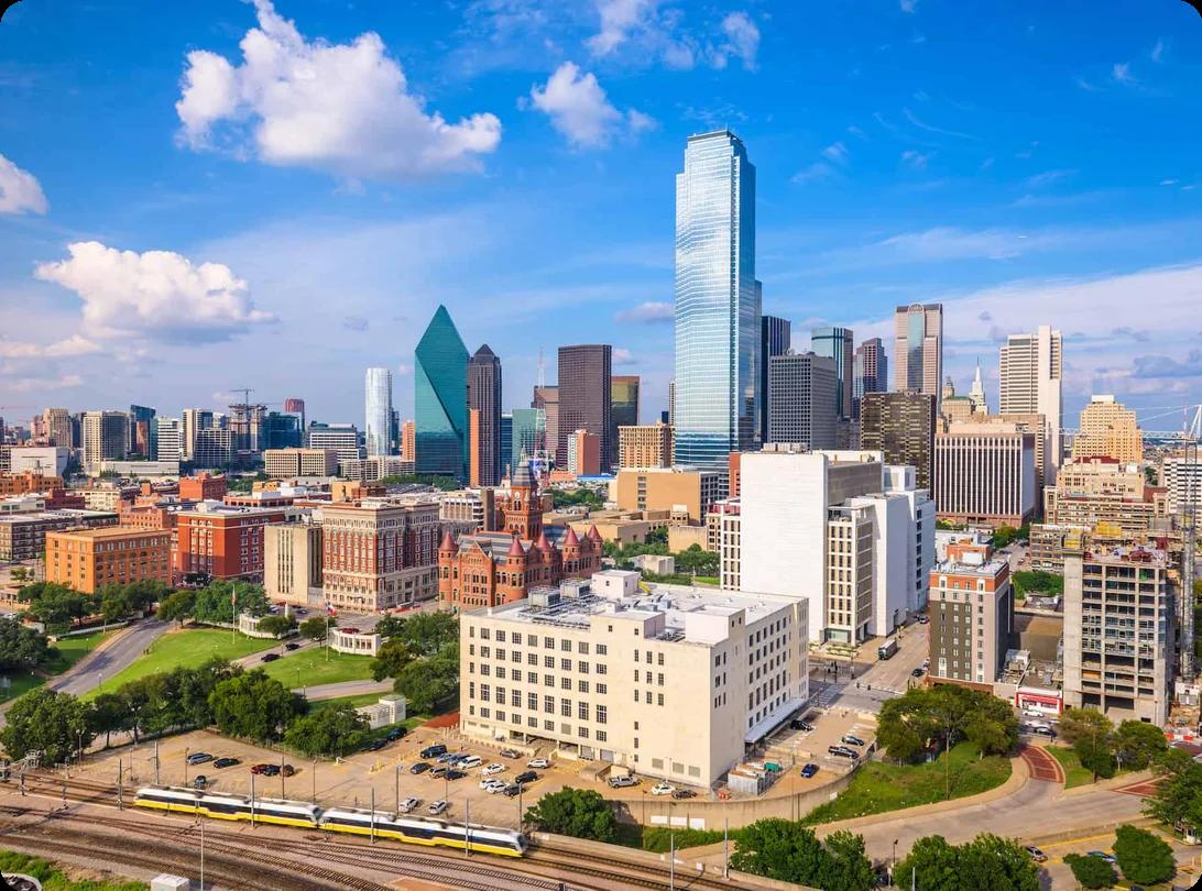 the dallas city skyline