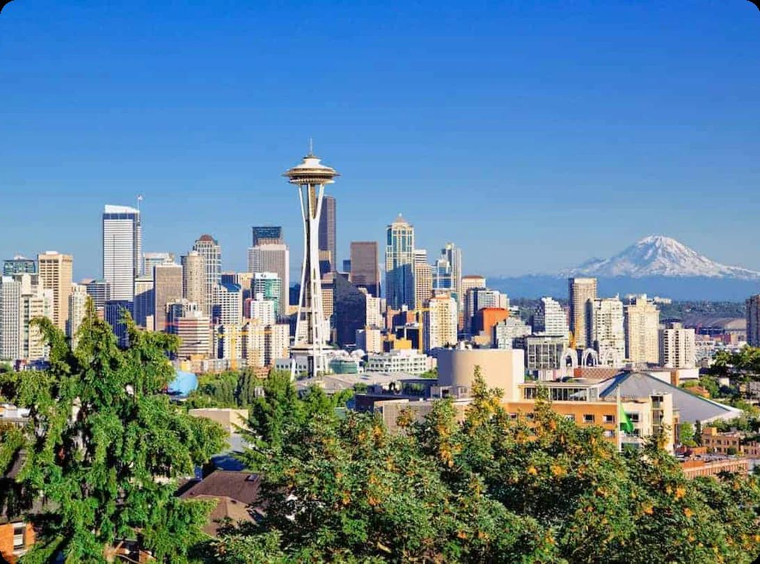 A view of the Seattle, WA skyline