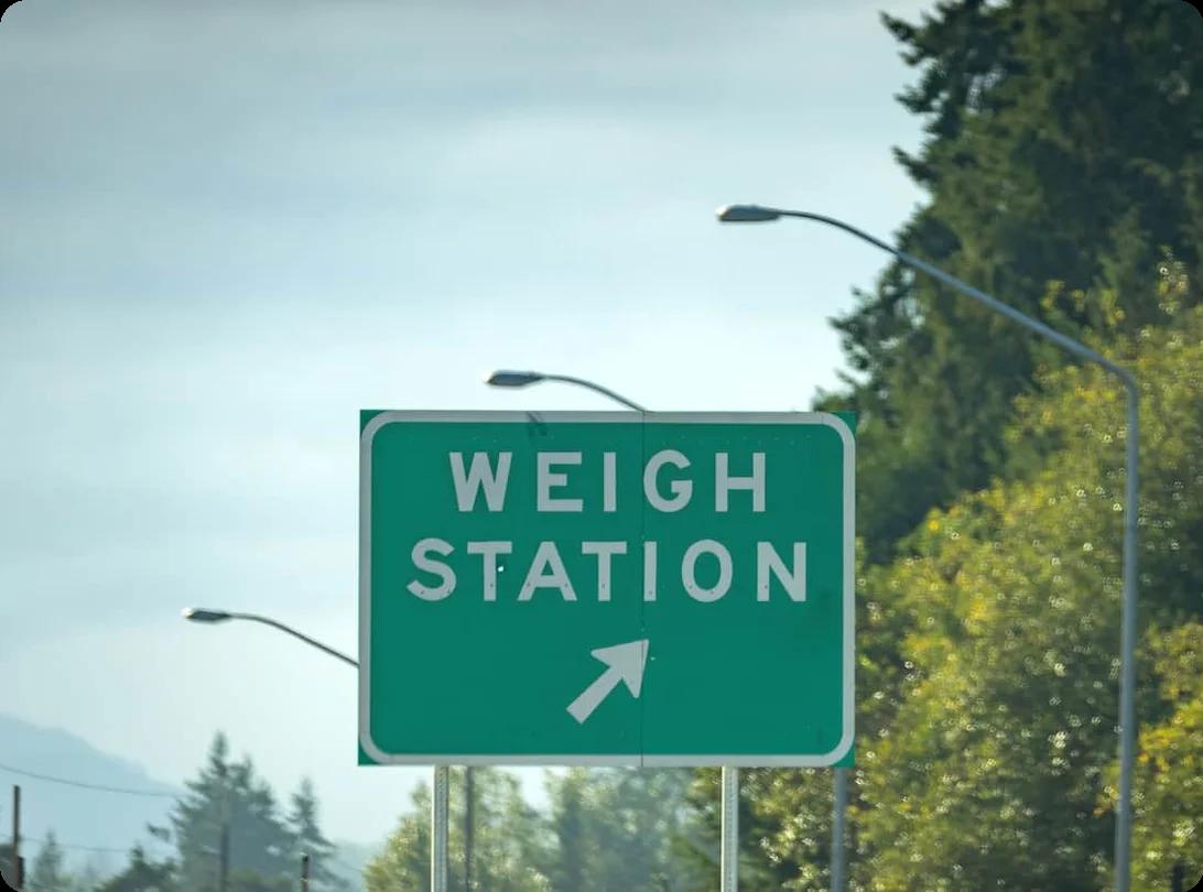 weigh station truck