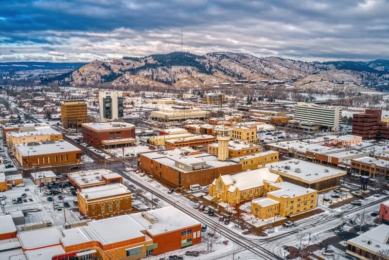 City view of Rapid City, SD
