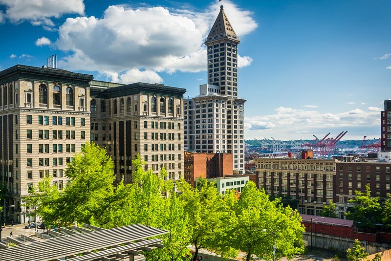City view of Seattle, WA
